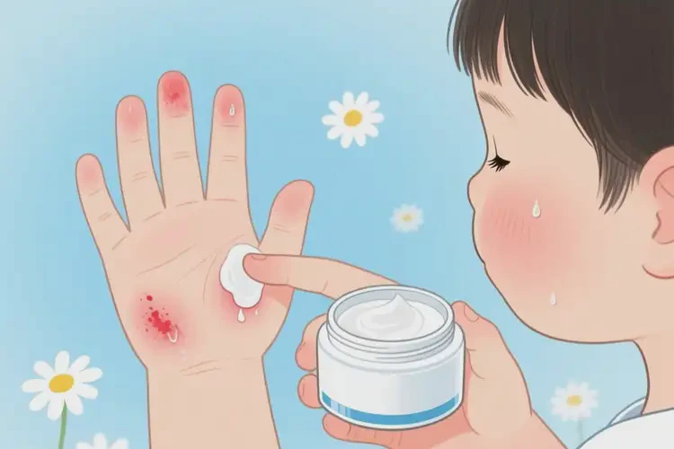 小孩手上經(jīng)常起濕疹不管它會自己好嗎(圖4)