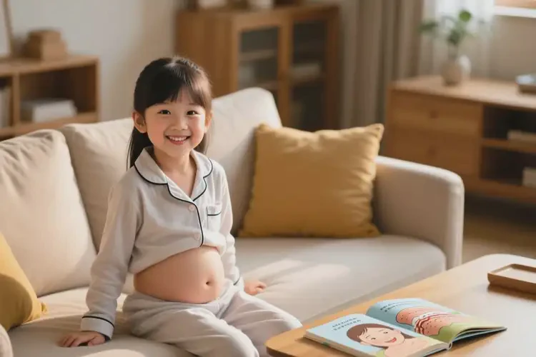 小學生肚子上長濕疹最簡單自愈方法(圖1)