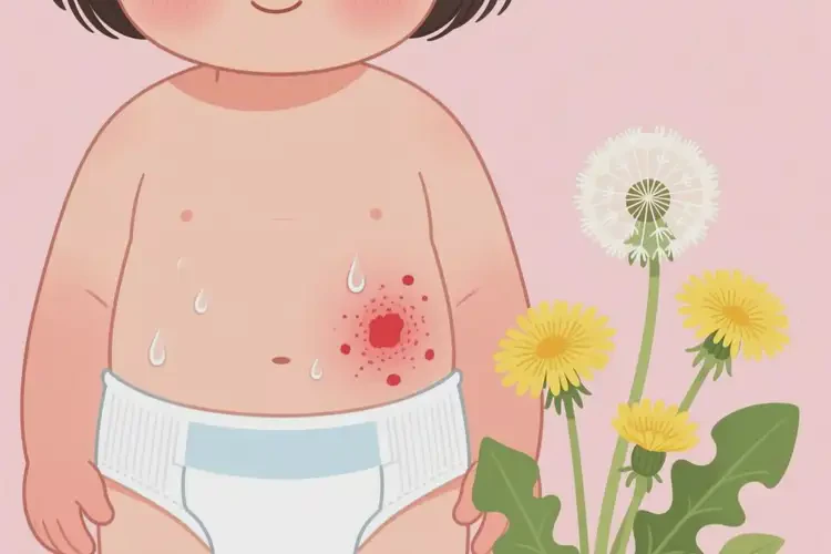 儿童肚子有湿疹会自己好吗(图1)