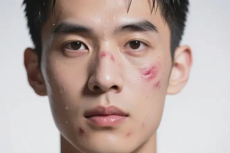 男生臉上偶爾長(zhǎng)濕疹可以徹底自愈嗎(圖2)