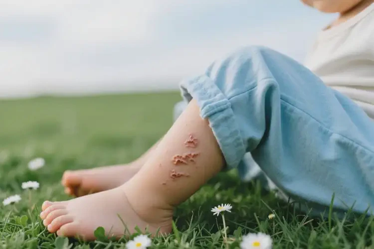 少兒大腿偶爾起濕疹不管它會自己好嗎(圖2)
