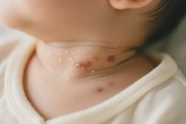 嬰幼兒脖子上容易長濕疹能靠自己自愈嗎(圖3)