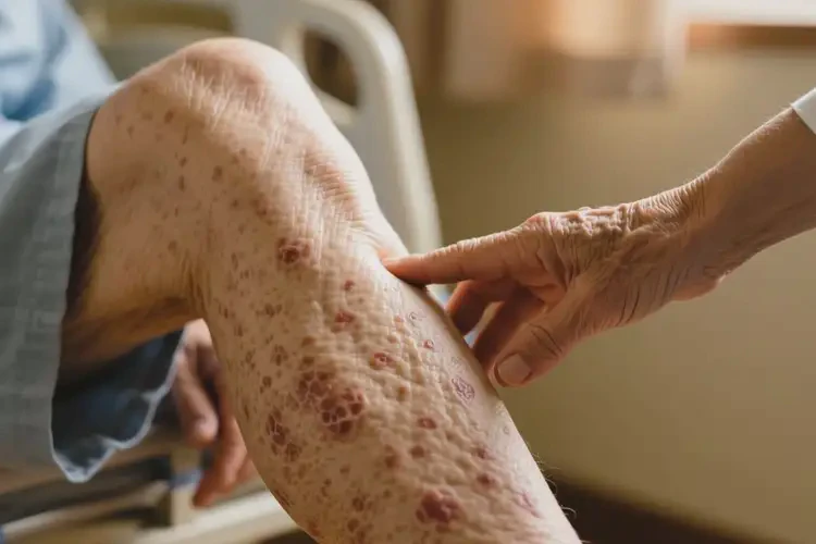 老年人小腿上容易起濕疹不管它會自己好嗎(圖3)