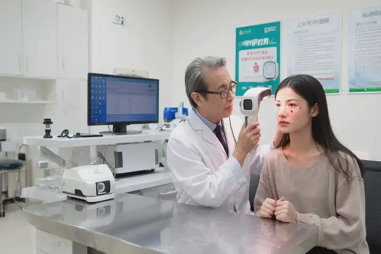 江西南昌玫瑰痤疮调理哪家医院风评好(图2)