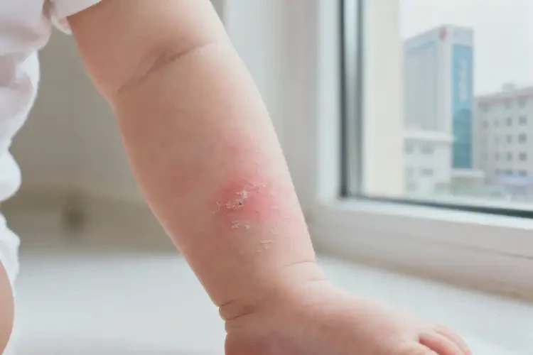 嬰兒手臂上偶爾起濕疹可以徹底自愈嗎(圖3)