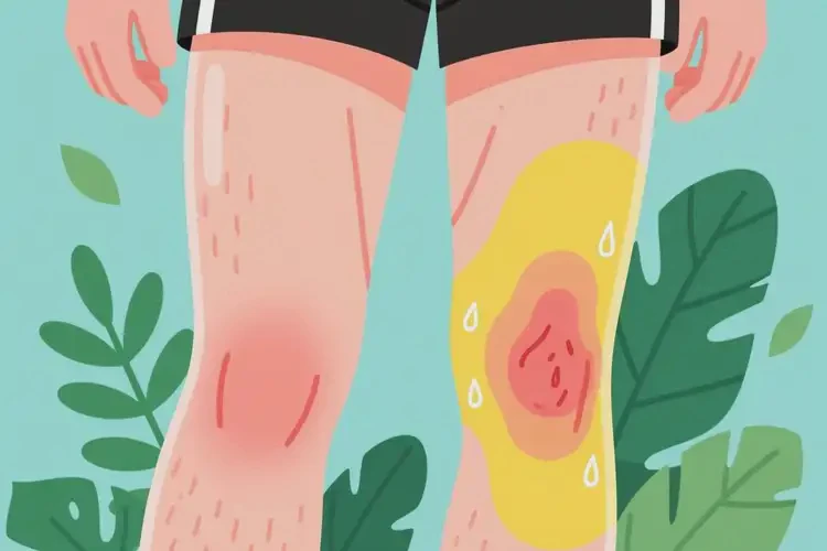 男生大腿上出现湿疹能靠自己自愈吗(图2)