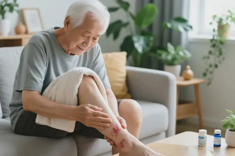 高齡老人小腿上長(zhǎng)濕疹可不可以徹底自愈(圖3)