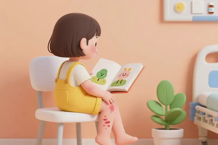 兒童小腿偶爾起濕疹能靠自己自愈嗎(圖1)