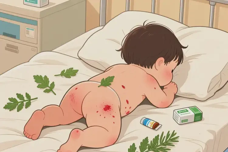 小孩屁股出濕疹能靠自己自愈嗎(圖2)