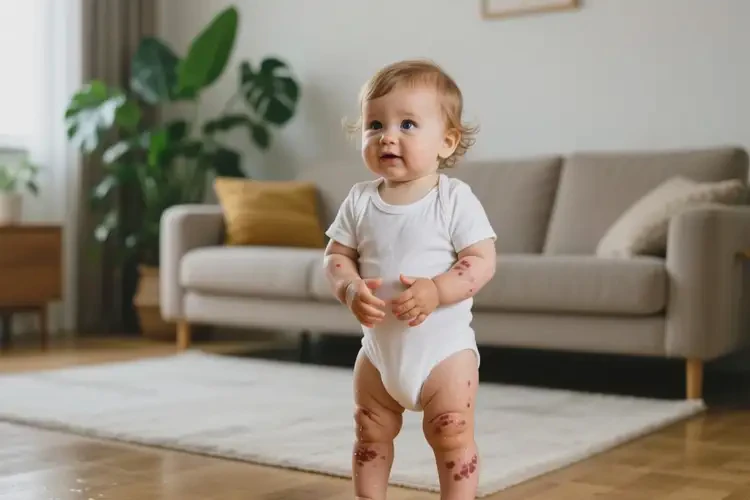 幼兒全身出濕疹能徹底自愈嗎(圖2)