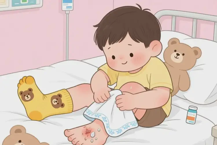 小孩腳上經(jīng)常起濕疹可以徹底自愈嗎(圖3)