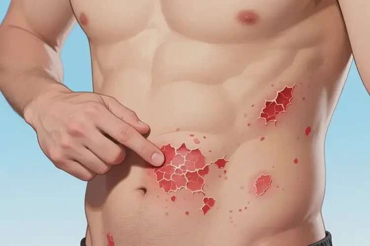 男人肚子經常起濕疹不管它會自己好嗎(圖4)