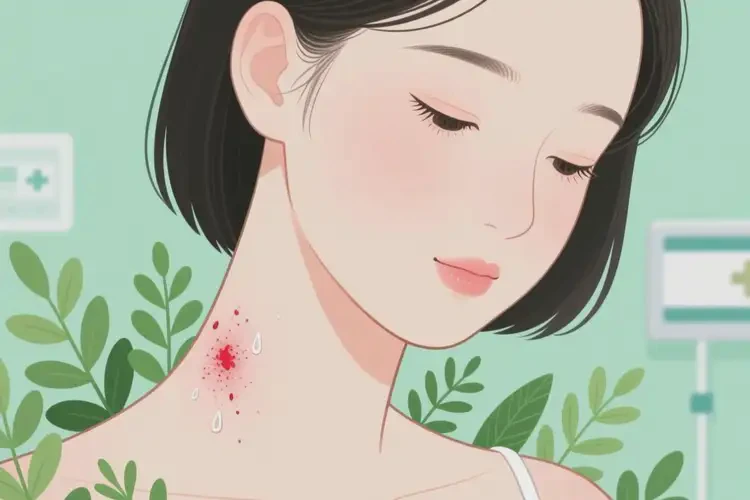 女生脖子上偶爾長濕疹可不可以徹底自愈(圖2)