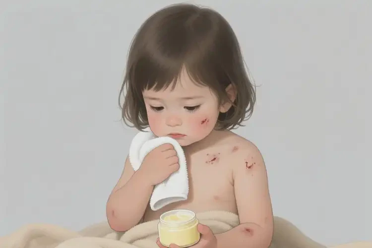 孩子脸上容易起湿疹能够彻底治愈吗(图1)