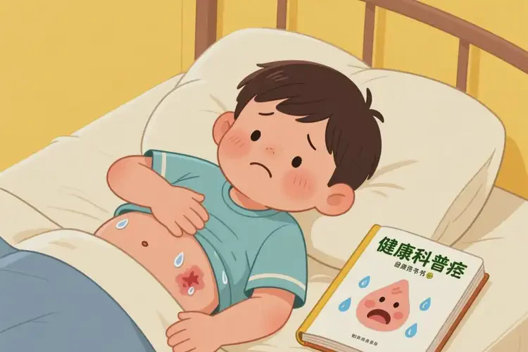 小學(xué)生肚子容易起濕疹不管它會自己自愈嗎(圖1)