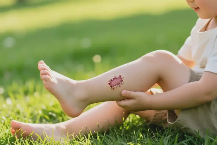 小孩小腿上容易起濕疹不管它會(huì)自己自愈嗎(圖3)