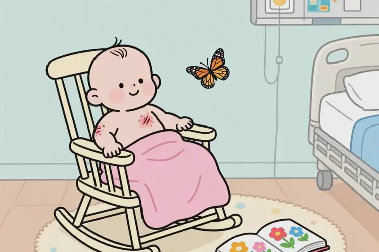 小兒全身出濕疹可以徹底自愈嗎(圖1)