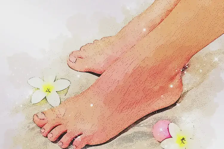 女生腳上有濕疹能靠自己自愈嗎(圖2)