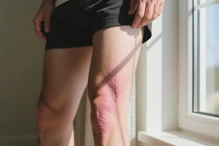 男人大腿上偶爾起濕疹能徹底自愈嗎(圖1)