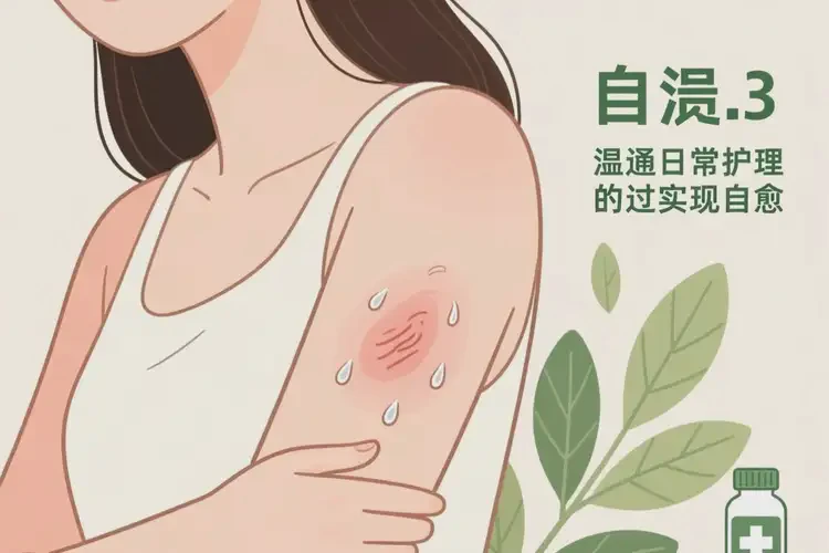 女人手臂容易長濕疹不管它會自己自愈嗎(圖2)
