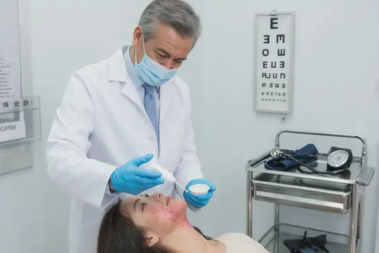 女性脖子經常起濕疹能夠徹底治愈嗎(圖3)