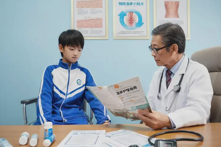 中學(xué)生大腿容易起濕疹能徹底自愈嗎(圖3)