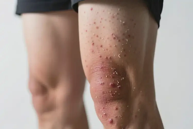 男性大腿容易長(zhǎng)濕疹不管它會(huì)自己痊愈嗎(圖4)