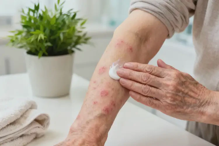高齡老人手臂經(jīng)常起濕疹能徹底自愈嗎(圖2)