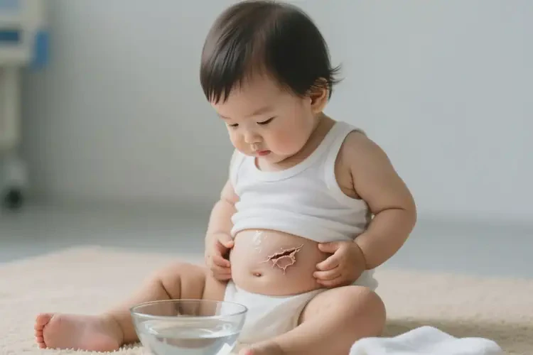 小兒肚子上出現(xiàn)濕疹能徹底自愈嗎(圖3)