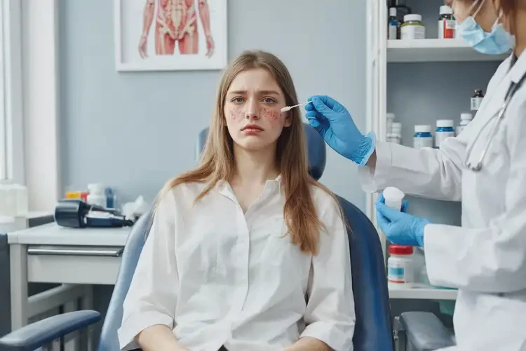 女人脸上长湿疹可不可以彻底自愈(图3)