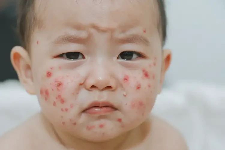 寶寶面部起濕疹能靠自己自愈嗎(圖3)