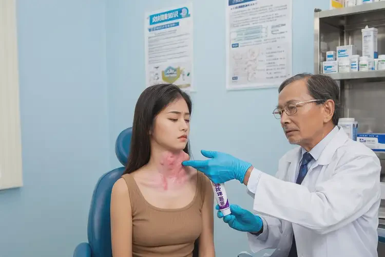 女生脖子上容易長(zhǎng)濕疹可以徹底自愈嗎(圖2)