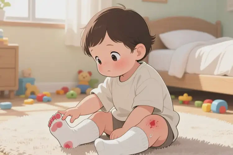 小儿脚上经常起湿疹能自愈吗(图3)