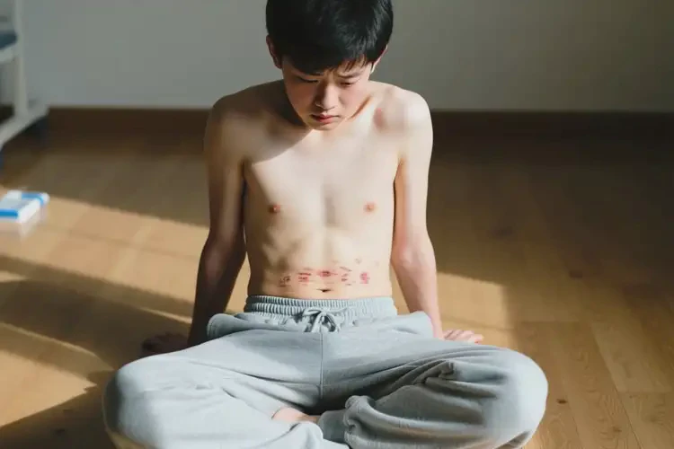 中學(xué)生肚子上長濕疹不管它會(huì)自己好嗎(圖2)