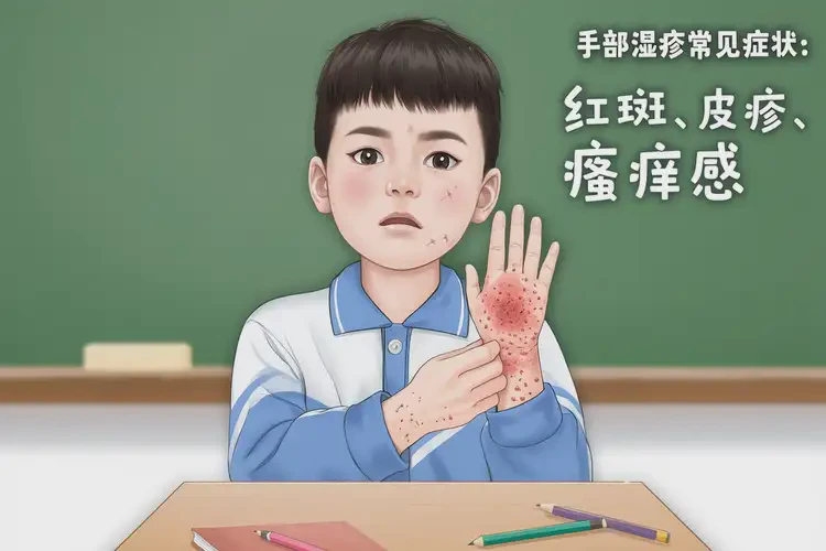 小學(xué)生手上容易起濕疹能夠徹底治愈嗎(圖4)