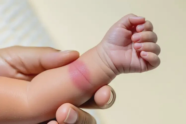 新生儿手臂上有湿疹可不可以彻底自愈(图2)