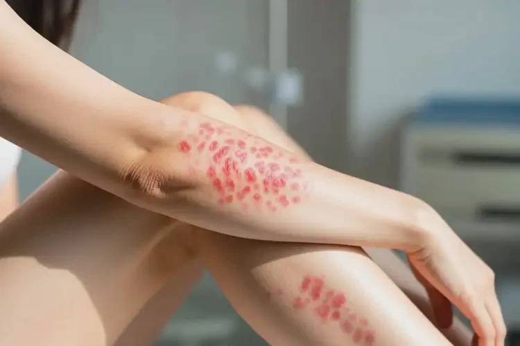 女性四肢經(jīng)常起濕疹不管它會(huì)自己自愈嗎(圖4)