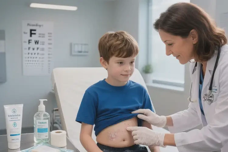 小學生肚子上長濕疹能不能徹底自愈(圖3)