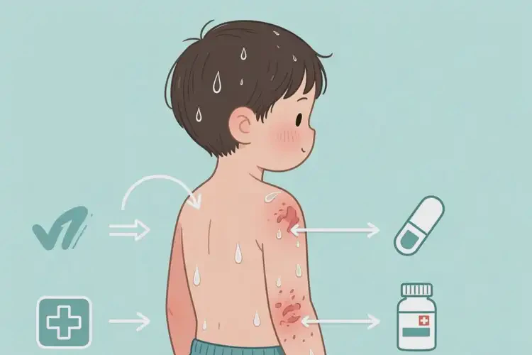 小孩全身出濕疹能夠徹底治愈嗎(圖3)