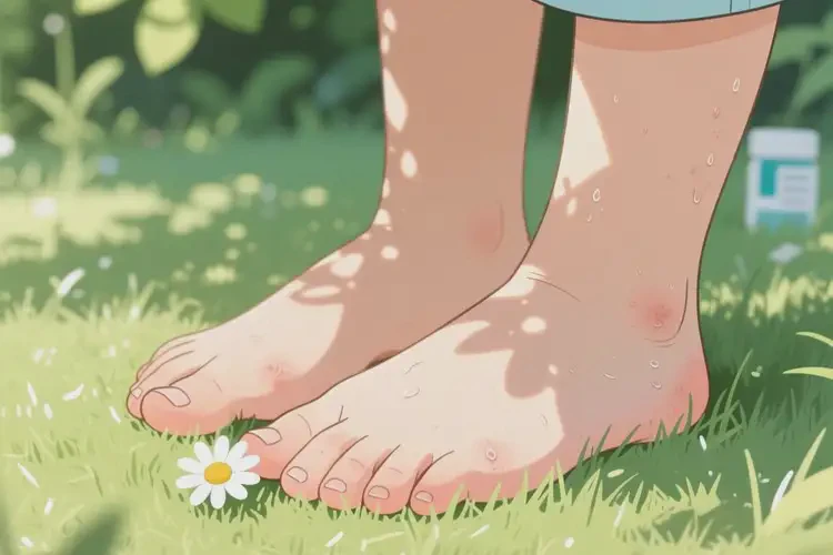 少兒腳上出現(xiàn)濕疹能徹底自愈嗎(圖2)