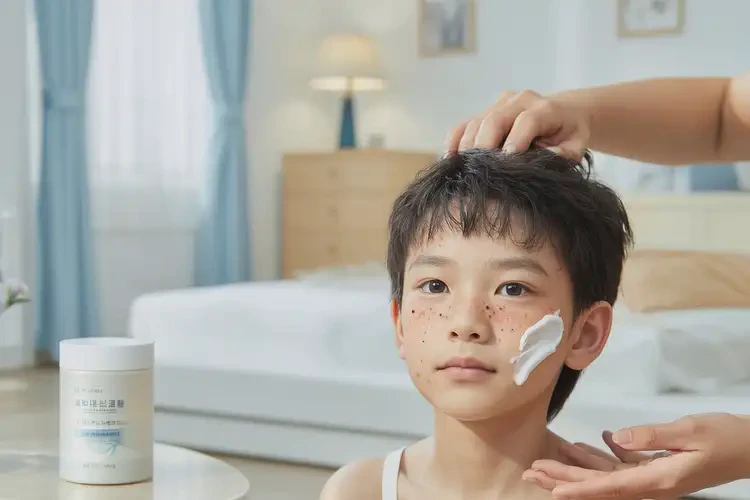 兒童面部有濕疹不管它會(huì)自己自愈嗎(圖3)