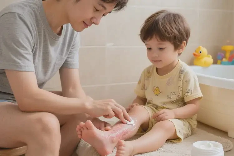 少兒腳上出現(xiàn)濕疹能靠自己自愈嗎(圖3)