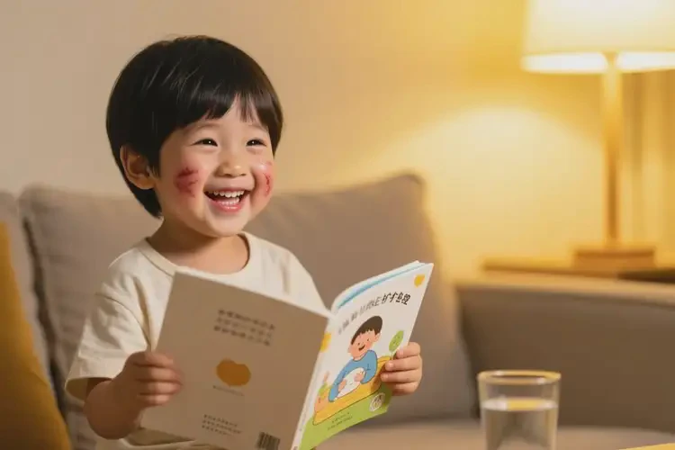 少儿脸上出现湿疹可以彻底自愈吗(图1)