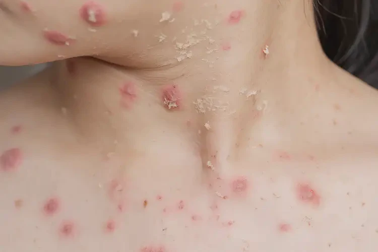 產(chǎn)婦脖子出濕疹不管它會自己自愈嗎(圖4)