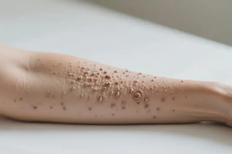 女人手臂上长湿疹能够彻底治愈吗(图3)