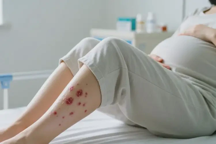孕婦小腿上起濕疹能靠自己自愈嗎(圖4)