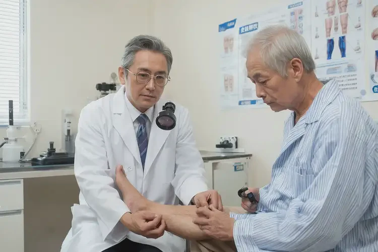 高齡老人小腿上容易起濕疹可不可以徹底自愈(圖1)