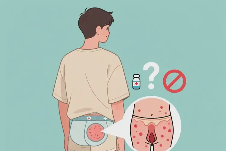 青年人屁股上容易起濕疹不管它會(huì)自己自愈嗎(圖3)