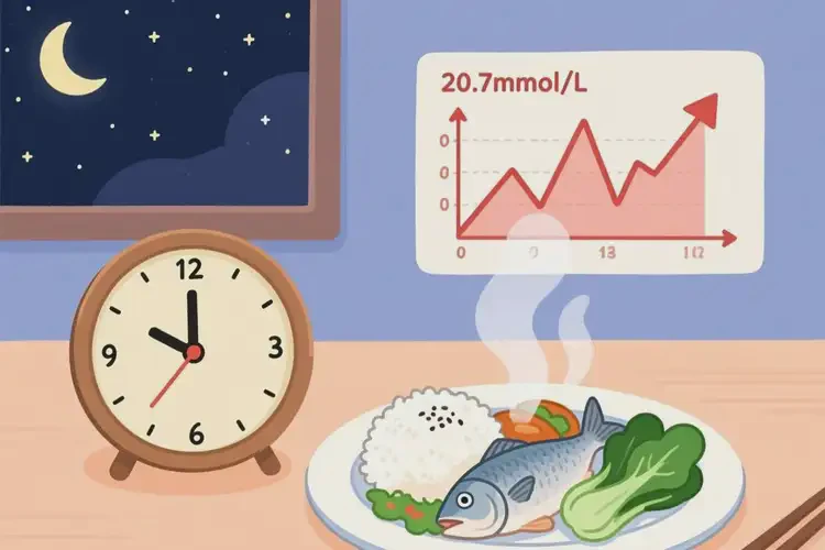 中年人晚餐血糖20(图1)