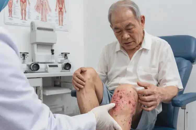 老人小腿上容易長濕疹能徹底自愈嗎(圖4)